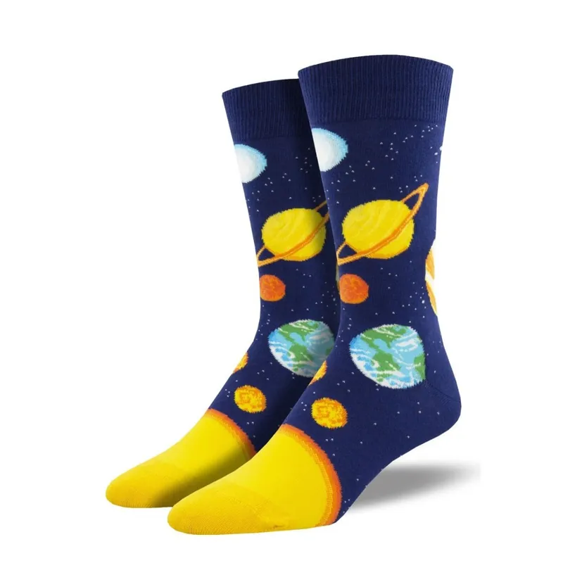 SockSmith Men‘s "Plutonic Relationship" Navy Socks