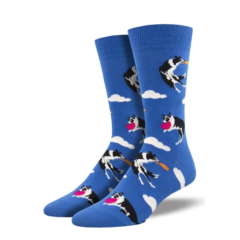 SockSmith Men‘s "Catch Your Drift" Blue Socks