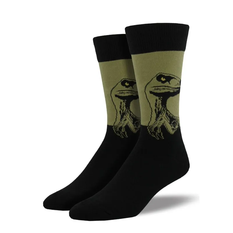 SockSmith Men‘s "Raptor" Olive Socks