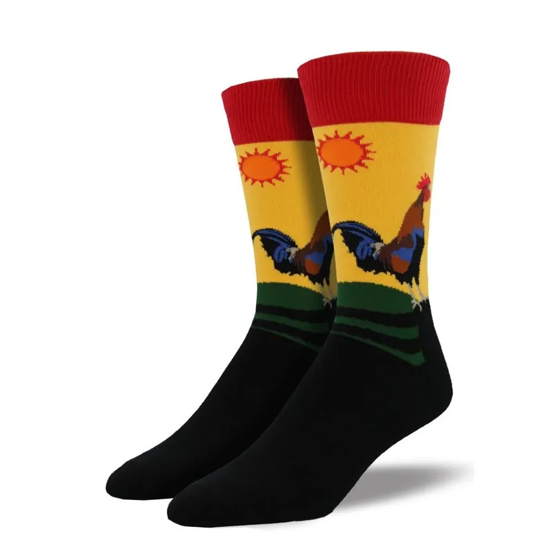 SockSmith Men‘s "Early Riser" Morning Gold Socks