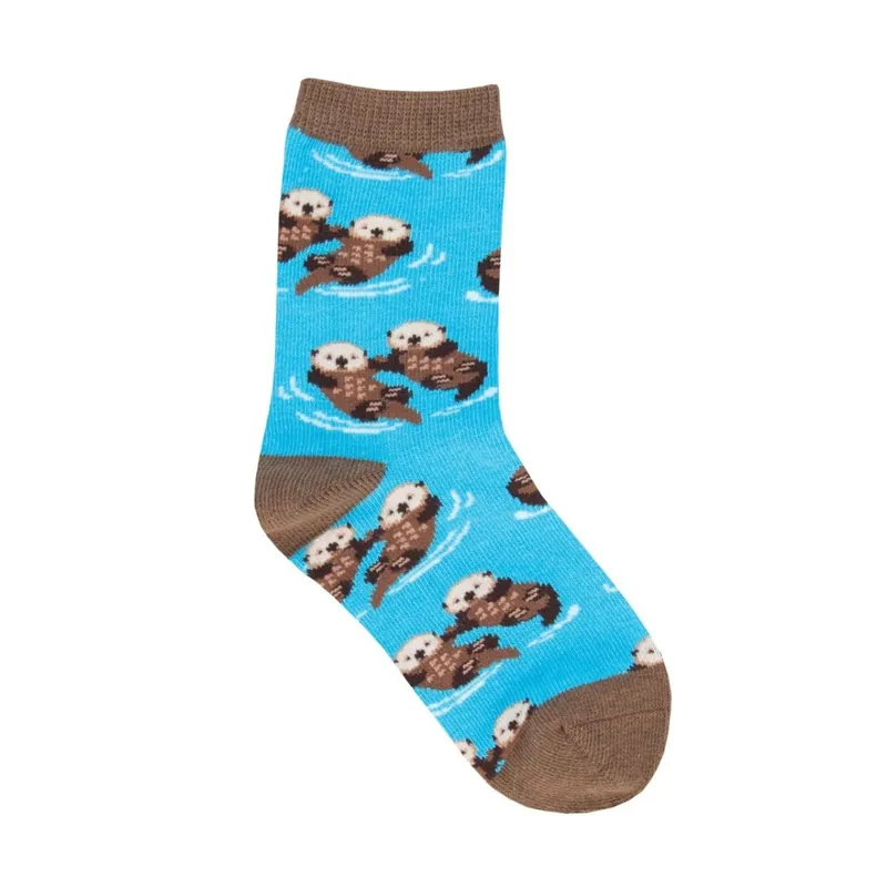 SockSmith Kid‘s "Significant Otter" Blue Socks