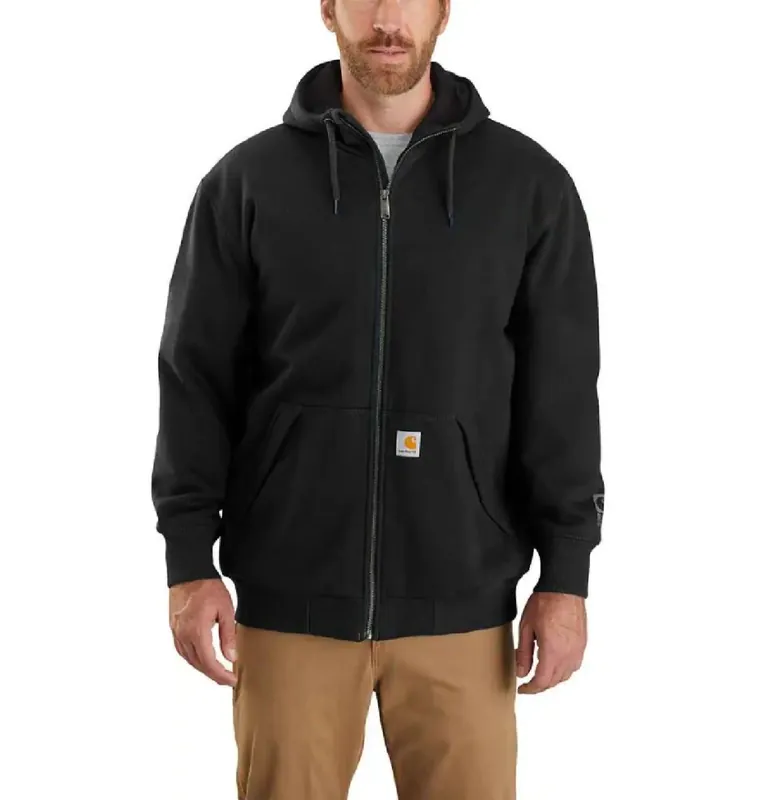 Carhartt Men‘s Rain Defender Loose Fit Midweight Thermal-Lined Full-Zip Sweatshirt