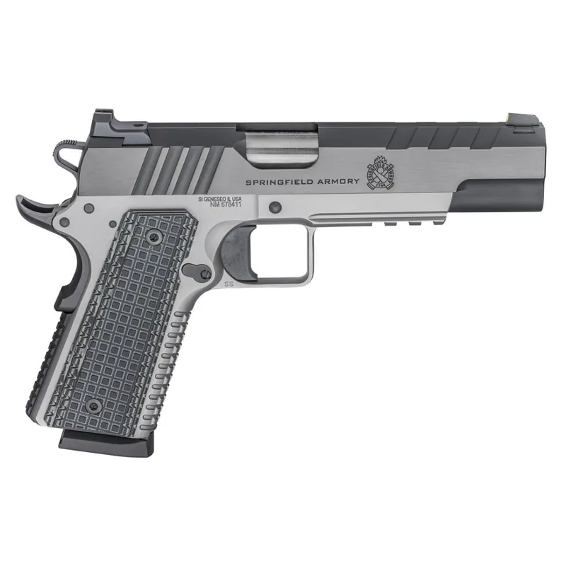 Springfield Armory 1911 Emissary .45 ACP Pistol, Stainless Steel/Blue 5" ~