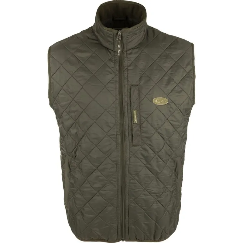 Drake Delta Quilted Fleece Lined Vest