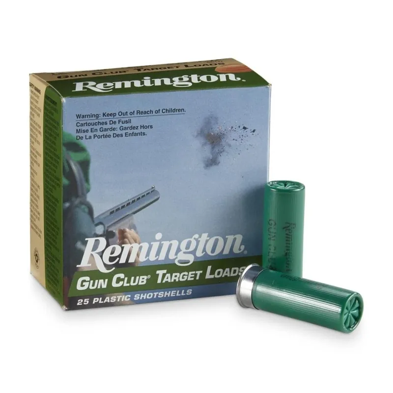 Remington Gun Club Target Loads 12Ga. 2 ¾” 7.5 Shot 25/Box