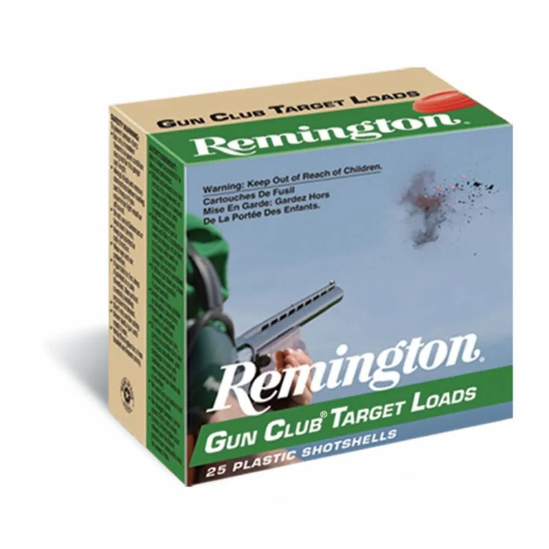 Remington Gun Club Target Loads 12Ga. 2 ¾” 9 Shot 25/Box