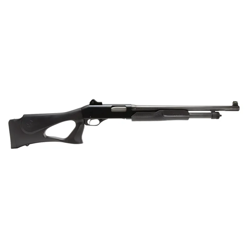 Savage 320 Security Thumbhole Ghost Ring Sight 12 GA Shotgun, Black 18.5"
