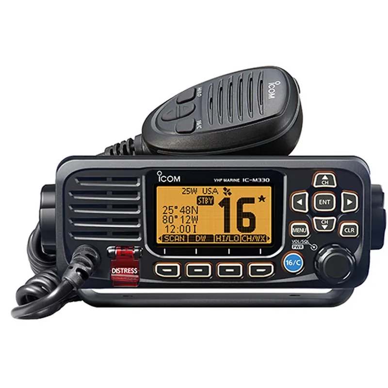 Icom America M330-11 VHF Radio Fixed Mount Black