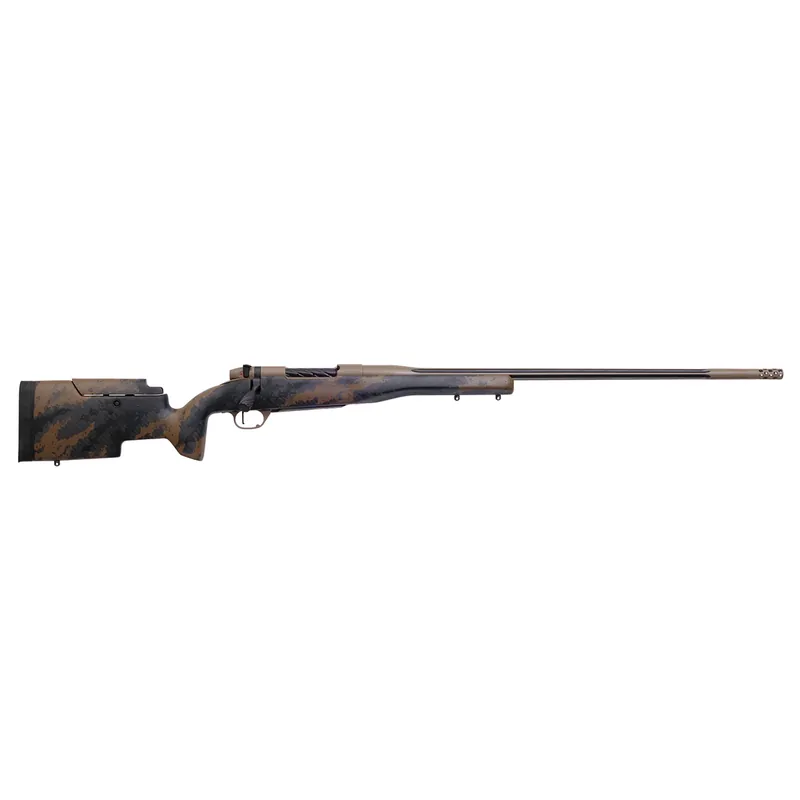 Weatherby Mark V Accumark Elite Rifle 7mm-Wby. Mag. Tungsten Cerakote/ Carbon Fiber