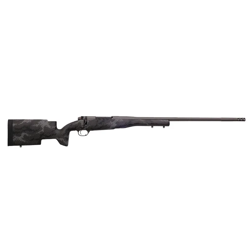 Weatherby Mark V Accumark Pro Rifle 6.5 WBY RPM Tungsten Cerakote/ Carbon Fiber