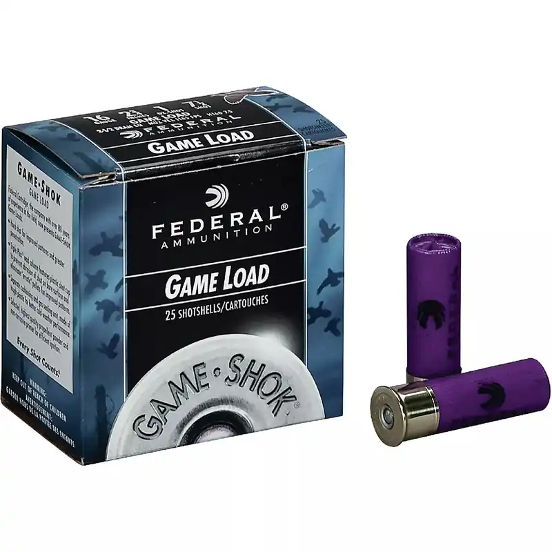 Federal Game Load 16 Ga 7.5 2 ¾” 25/Box