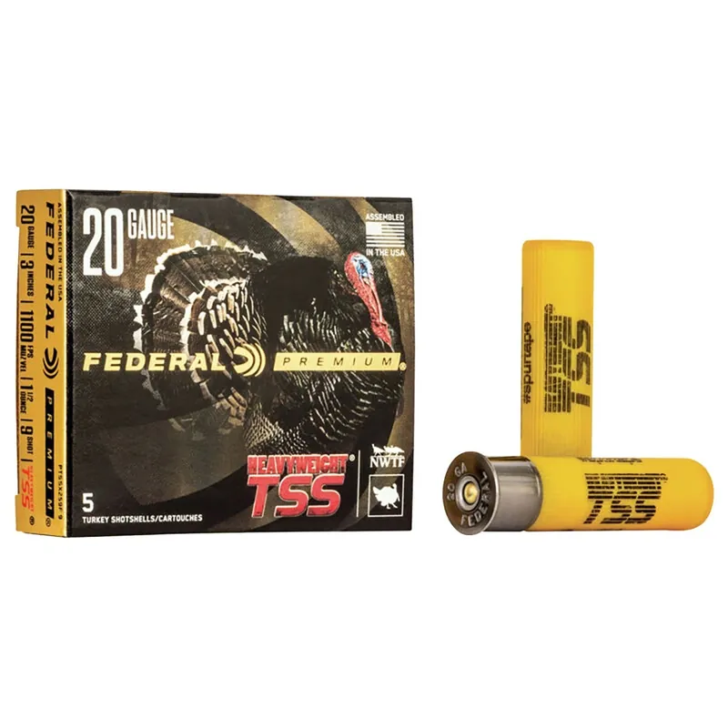 Federal Heavyweight TSS 20 Ga 9 3” 5/Box