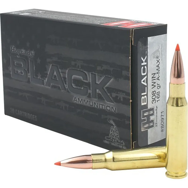 Hornady .308 Win. 168 Gr. A-Max Tip 20/Box