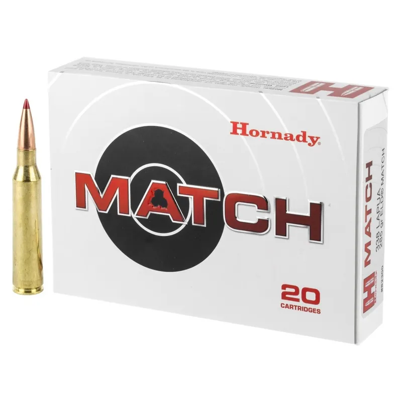 Hornady .338 Lapua 285 Gr. ELD Match Heat Shield Tip 20/Box