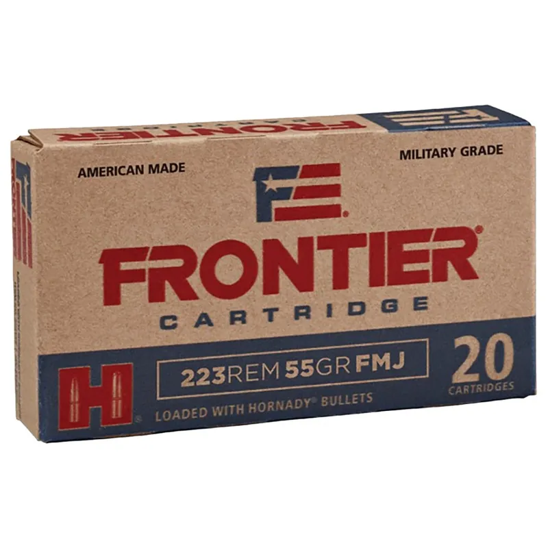 Hornady Frontier .223 Remington 55 Gr. FMJ 20/Box