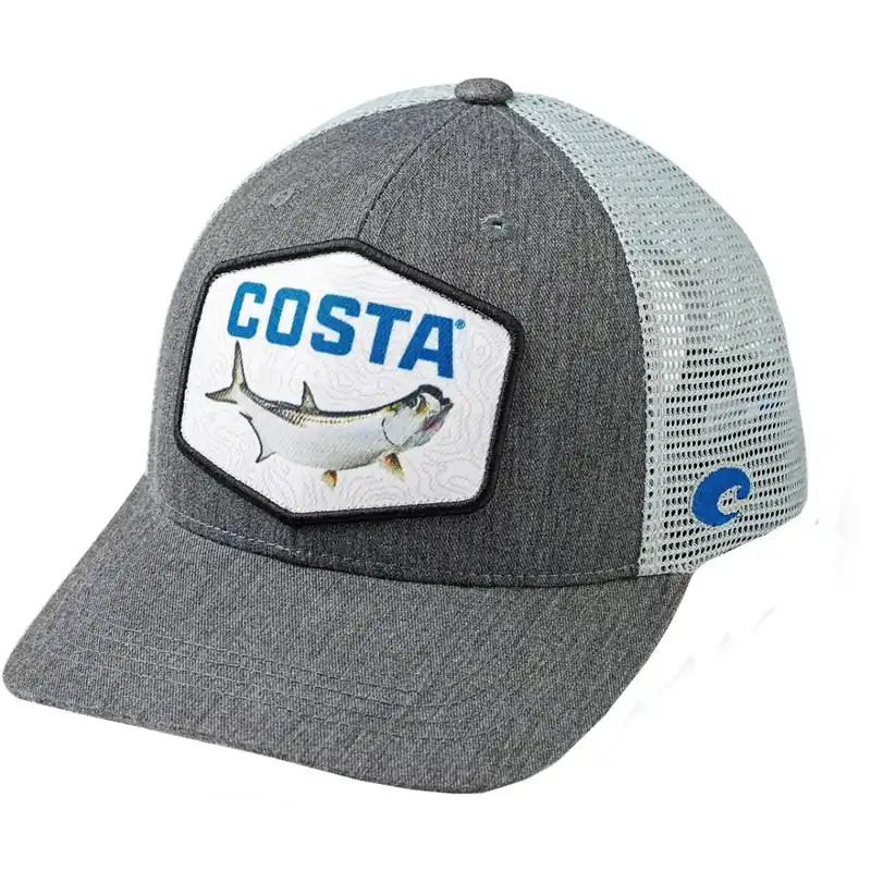 Costa Del Mar XL Topo Trucker Tarpon Grey Cap