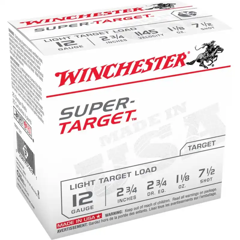 Winchester Super-Target 12 Ga. 2 ¾” 7 ½ 25/Box
