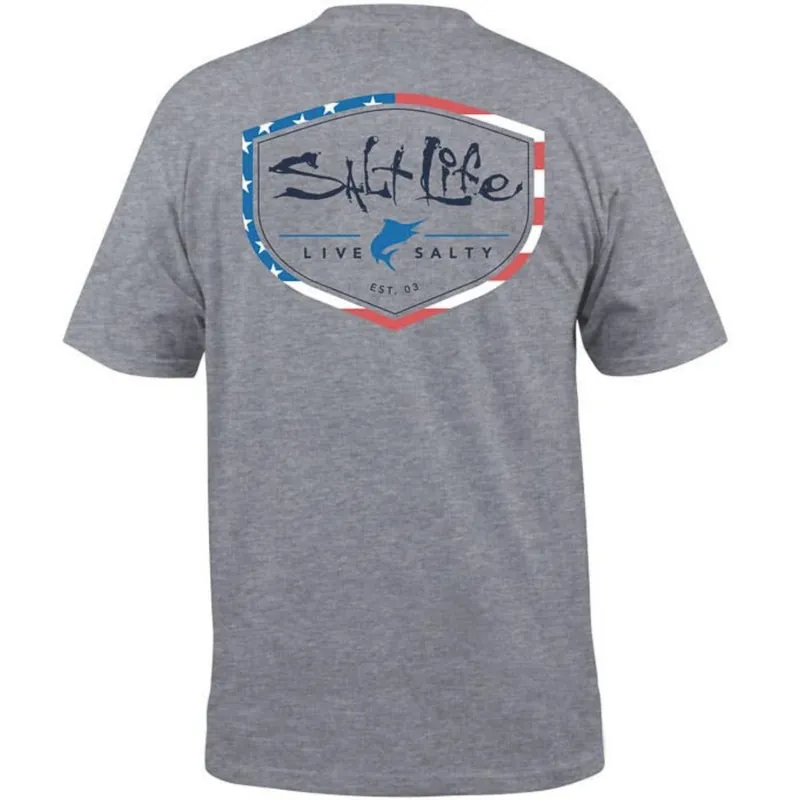 Salt Life Men‘s Amerishield Pocket S/S Tee