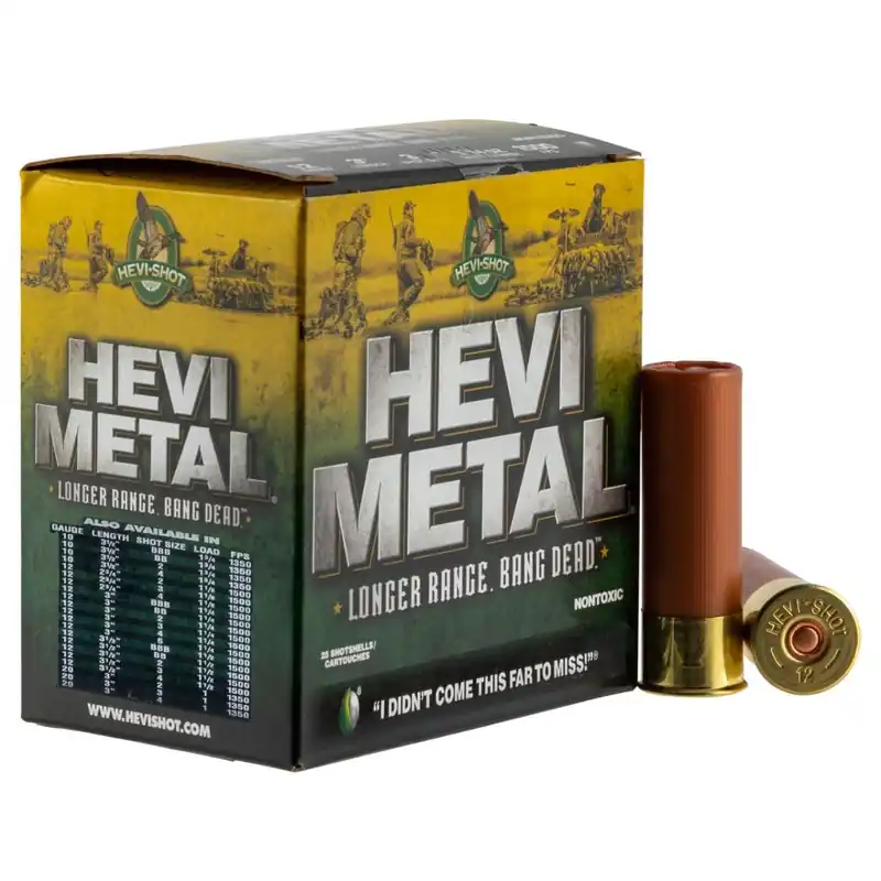 Hevi-Shot Hevi-Metal Longer Range 12 Ga. 3” 2 25/Box