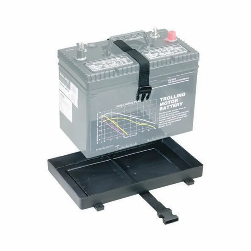 Attwood 27 Series Battery Tray w/Buckle Strap