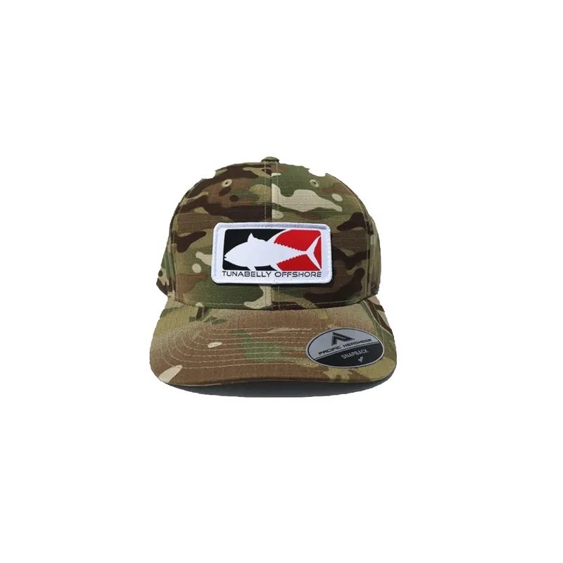 Tunabelly Offshore Camo Ripstop Cordura Snapback