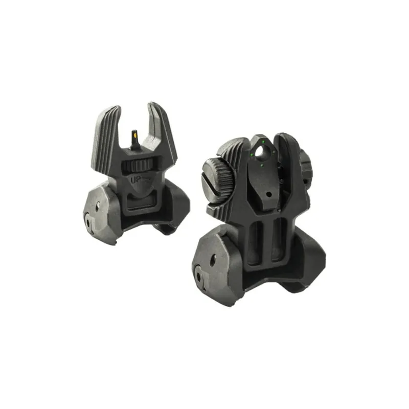 Mepro AR-15 Self-Illuminated Flip Backup Sights