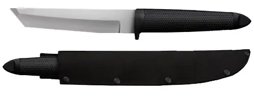 Cold Steel Lite 6" Fixed Plain Tanto 4034 Stainless Steel Blade/Black Polypropylene Handle