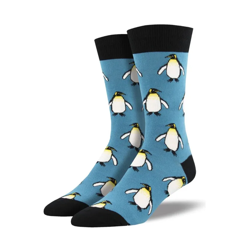 SockSmith Men‘s "The Coolest Emperor" Blue Socks