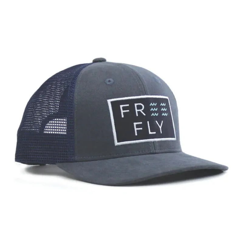 Free Fly Wave Snapback Ballcap - Washed Navy