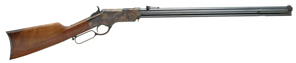 Henry Iron Frame 44-40 Win13+1, 24.50" Blued Barrel, CCH Metal, Walnut Stock
