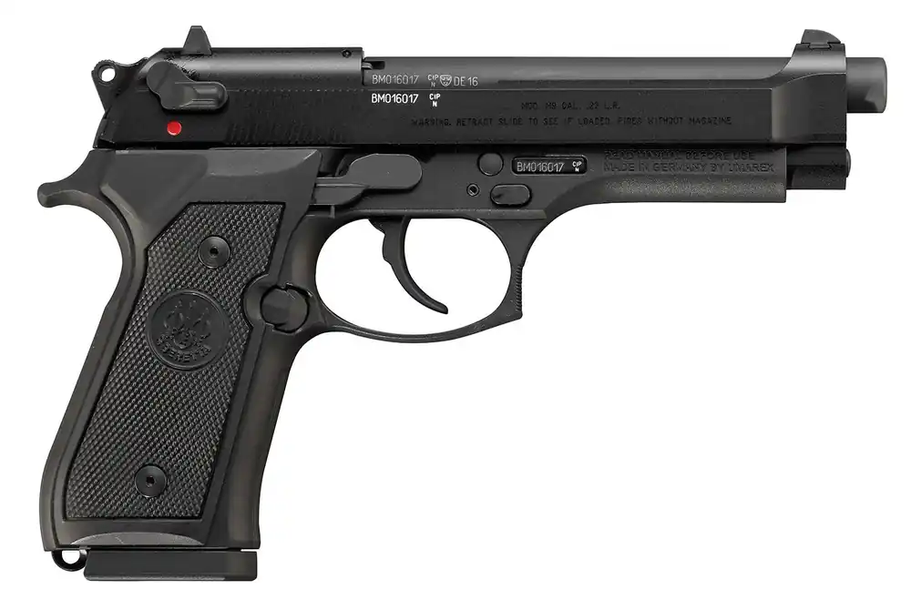 Beretta 22 LR Pistol 5.30" Barrel, 10+1, Black Aluminum Frame, Black Steel Slide, Black Aluminum Grip
