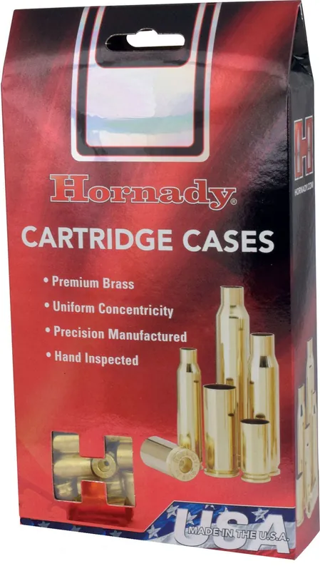 Hornady Unprimed Cases Cartridge 7.62x39mm Rifle Brass