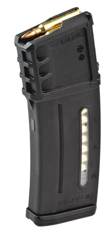 Magpul PMAG 30G MagLevel Black Capacity Window 30rd 223 Rem, 5.56x45mm NATO