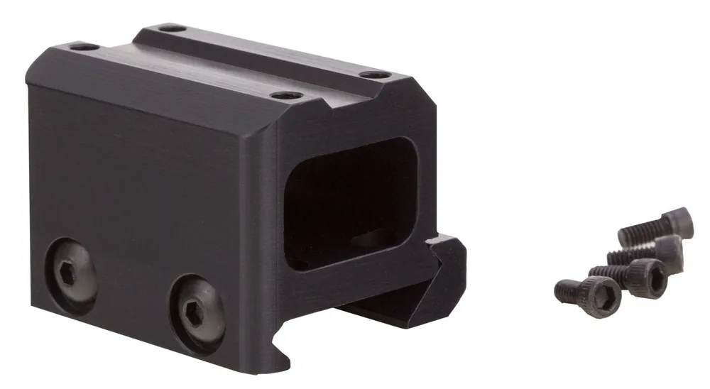 Trijicon MRO Lower 1/3 Co-Witness Mount 1.66" Mount Height Black Hardcoat Anodized Aluminum Features Slimline Mounts