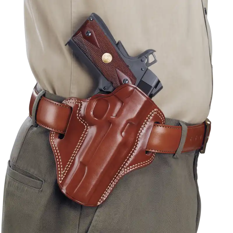 Galco Combat Master Tan Leather Belt Fits Glock 43, 43x Right Hand