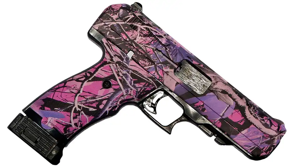 Hi-Point Model JHP 45 ACP Caliber 4.50" 9+1 Hydro-Dipped Country Girl Camo Finish