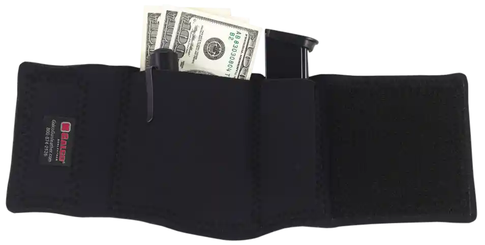 Galco Ankle Safe 13" Sig P220 Combat Black Neoprene Hook & Loop Mount