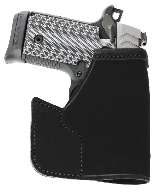 Galco Pocket Protector - Black Leather,Sig P238,Ambidextrous Hand