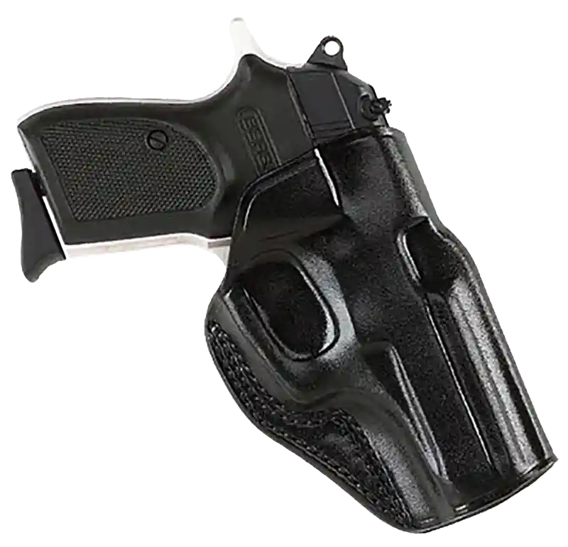 Galco Stinger Black Leather Belt Fits Glock 42 RH