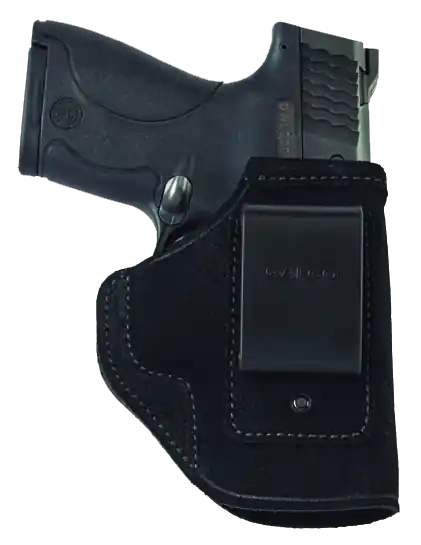 Galco Stow-N-Go Black Leather IWB S&W M&P Shield w/CTC Laserguard RH