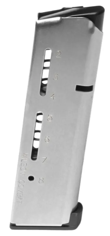 Wilson Combat ETM Stainless Detachable Lo-Profile Steel Floor Plate 8rd 45 ACP +P