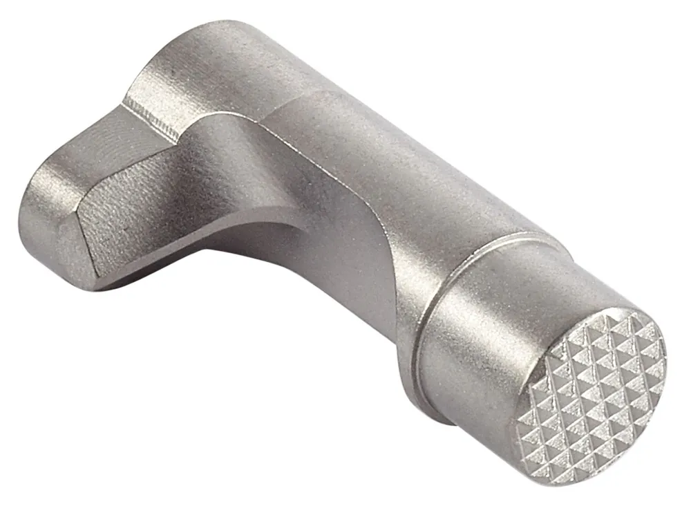 Wilson Combat Bullet Proof Magazine Release Tactical 1911 Silver Steel Handgun
