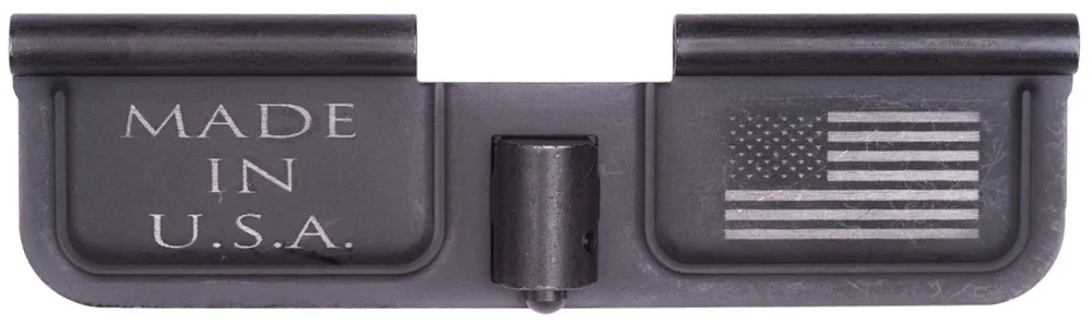 Spikes Ejection Port Door USA/Flag AR-15 Black Phosphate Steel