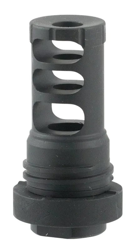 Yankee Hill QD Muzzle Brake Black Steel with 1/2"-28 tpi Threads & 2.50" OAL for 5.56x45mm NATO AR-Platform