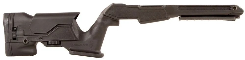 Archangel Precision Stock Black Synthetic Fixed with Adjustable Cheek Riser for Ruger 10/22