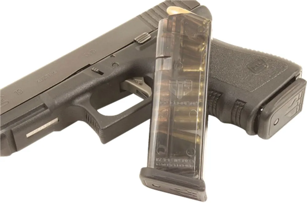 ETS Group Pistol Mags Clear Detachable 10rd 9mm Luger Glock 26