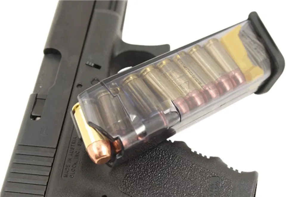 ETS Group Pistol Mags Clear Detachable 16rd 40 S&W