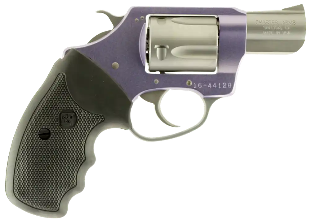 Charter Arms 52240 Pathfinder Lite Lavender Lady 22 LR 6rd 2" Stainless Steel Barrel & Cylinder Lavender Aluminum Frame with Black Rubber Grip