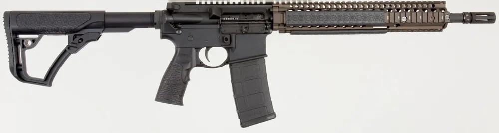 Daniel Defense DDM4 M4A1 *CA Compliant 5.56x45mm NATO 14.5" 10+1 Adj Overmolded Stock Black/FED Flashhider Rail 0208806027055