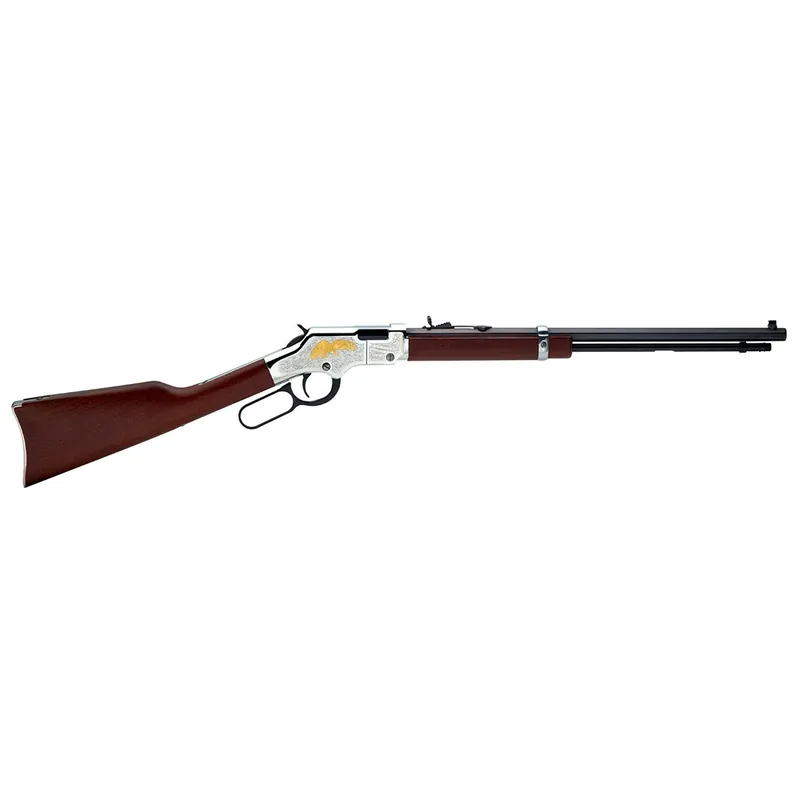 Henry Golden Eagle Silver 22 Short Rifle 20" 16 LR/21 Short American Walnut